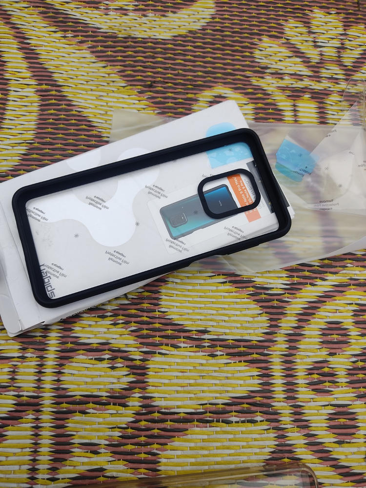 Redmi Note 9 Pro Ultra Hybrid Case by Spigen Matte Black ACS01191 - Customer Photo From Waqar Amin