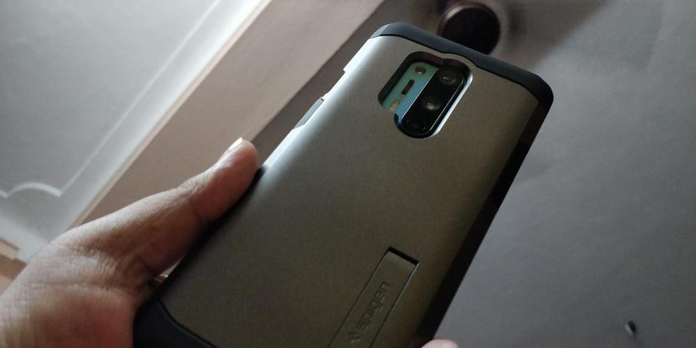 OnePlus 8 Pro Case Tough Armor Black by Spigen ACS00836 - Customer Photo From Amazon Review