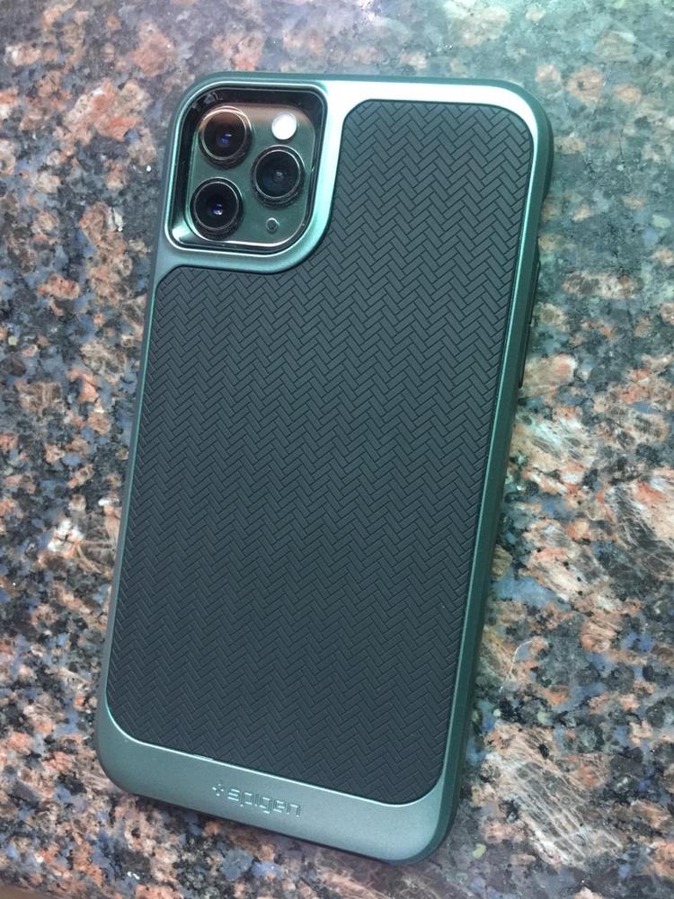 iPhone 11 Pro Max Neo Hybrid Case by Spigen - Midnight Green - ACS00415 - Customer Photo From Ansar
