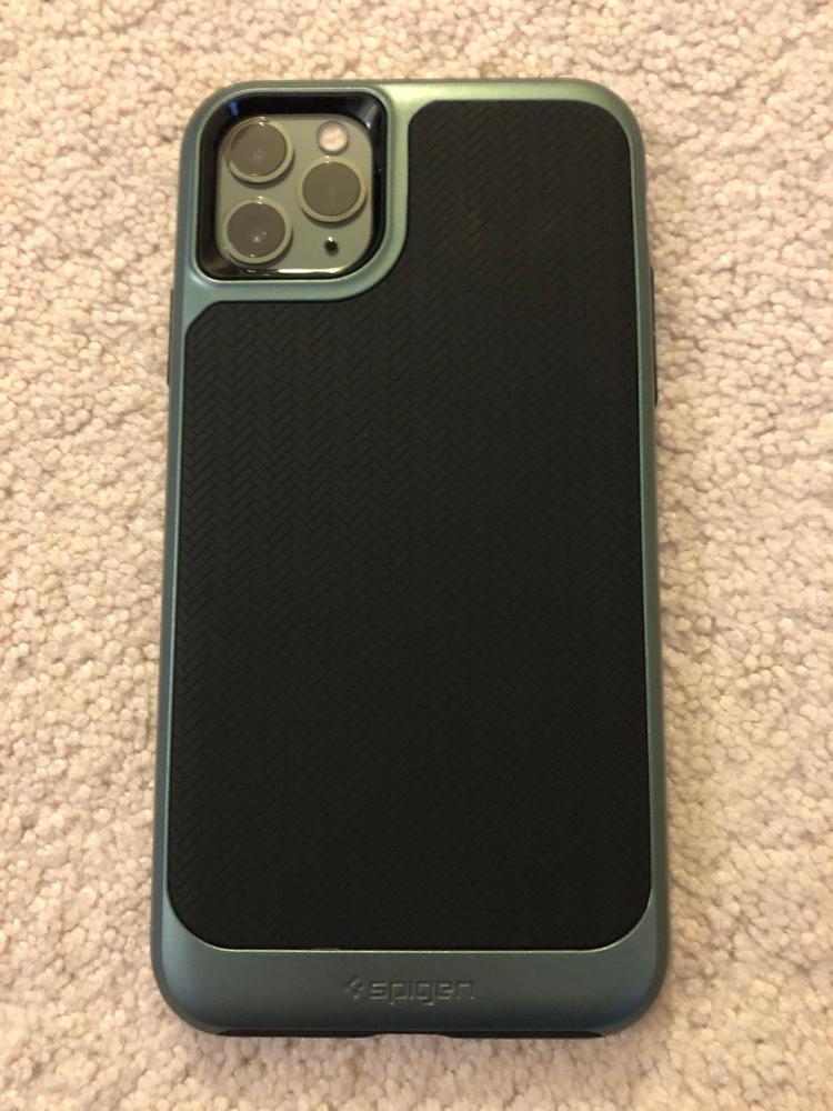 iPhone 11 Pro Max Neo Hybrid Case by Spigen � Midnight Green � ACS00415 - Customer Photo From Amazon Review