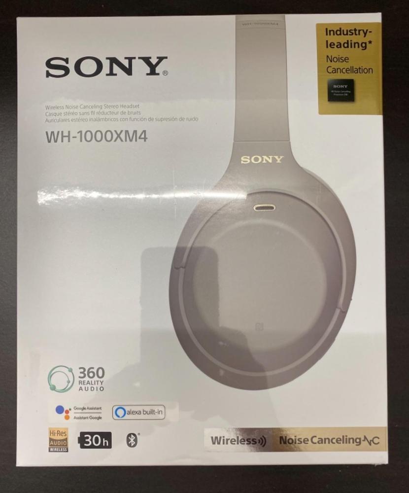 Sony WH-1000XM4 Wireless Industry Leading Noise Canceling Overhead  Headphones with Mic for Phone-Call and Alexa Voice Control, Black 