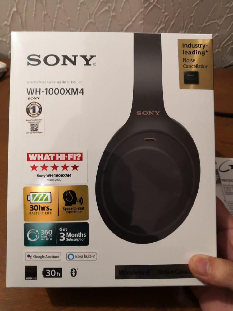 Sony WH-1000XM4 Wireless Industry Leading Noise Canceling Overhead Headphones - Black - Customer Photo From Zarq Ali Iqbal