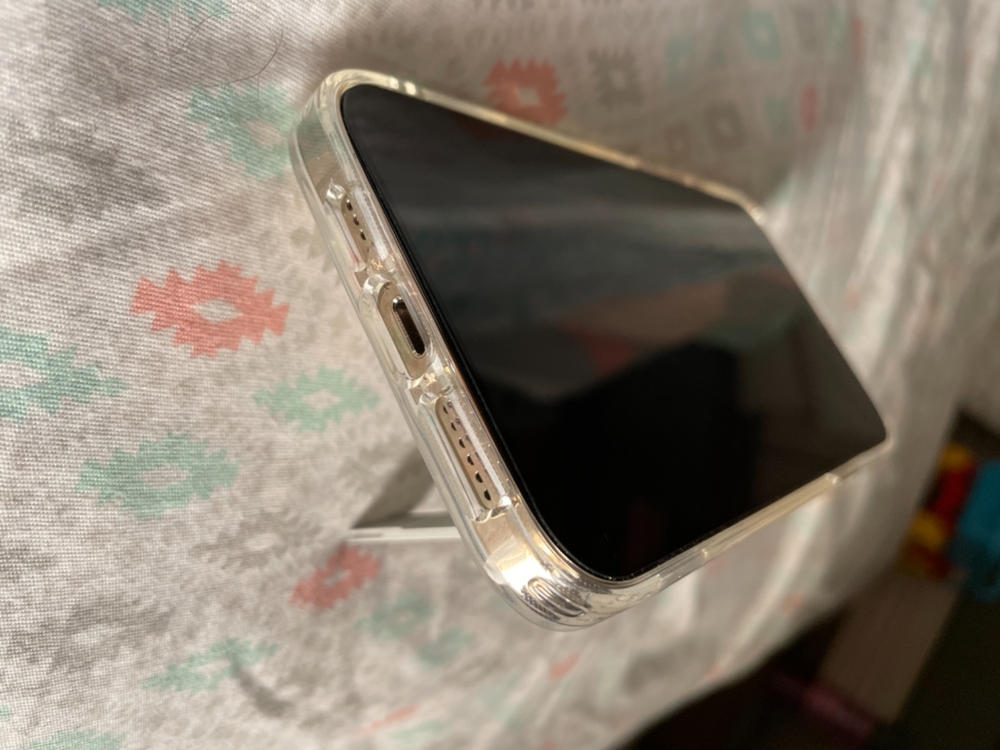 Apple iPhone 12 Pro Max Air Shield Boost Kickstand Case – Clear - Customer Photo From Nadeem Aftab