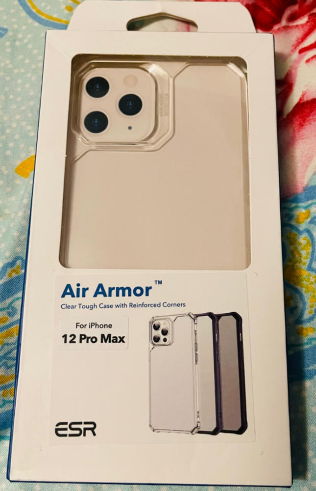 Apple iPhone 12 Pro Max Air Armor Rugged TPU Case - Clear - Customer Photo From Zaeem Ahmed Chaudry