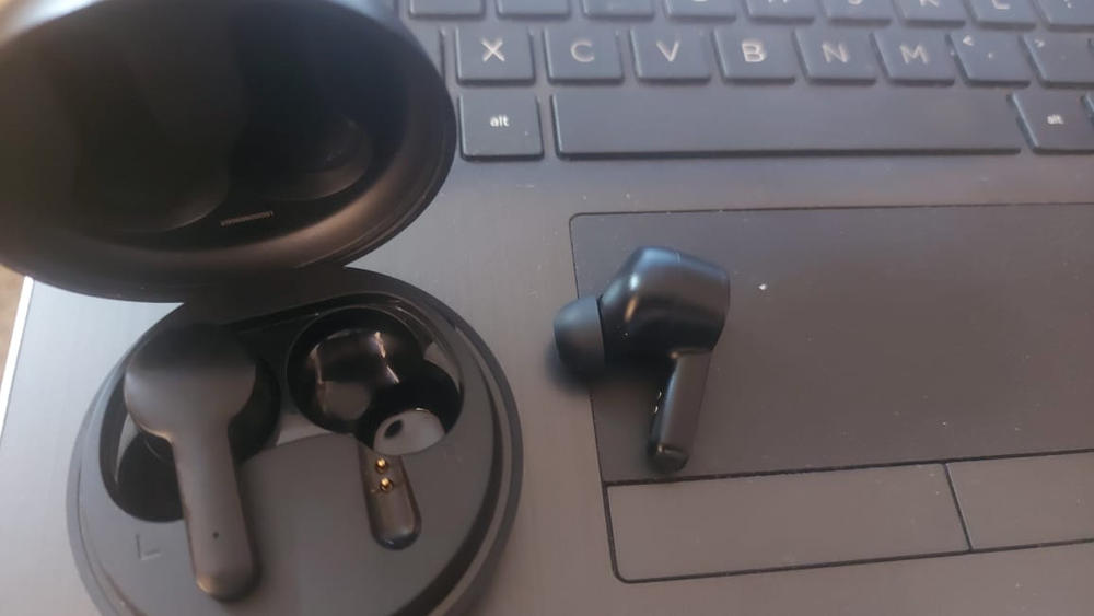 Tribit Flybuds NC Wireless Earbuds with Active Noise Cancellation - BTHA1 - Black - Customer Photo From Yaser Saleemi