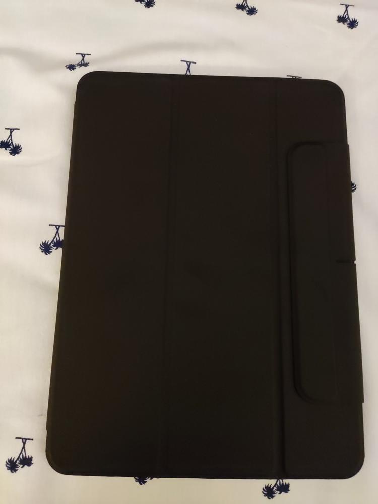 iPad Air 4 2020 Rebound Magnetic Smart Case Convenient Magnetic Attachment Supports Pencil Pairing & Charging - Black - Customer Photo From Hamza