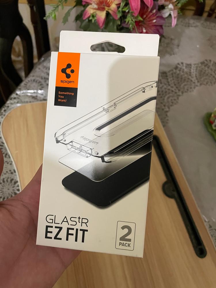 Apple iPhone 12 / iPhone 12 Pro EZ Fit Screen Protector Case Friendly by Spigen - 2 PACK - AGL01801 - Customer Photo From Adil