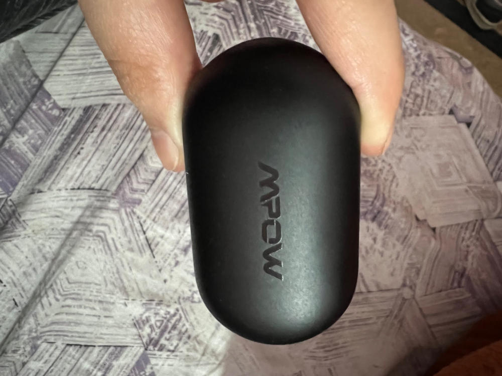 Mpow MBits S True Wireless Earbuds w/Mic, CVC8.0 Noise Cancelling Headphones, Bluetooth 5.0 Earphones Charging Case, Deep Bass/IPX8 Waterproof/35H Playtime/Touch Control/3 Mode - Black - Customer Photo From Anum Khalid