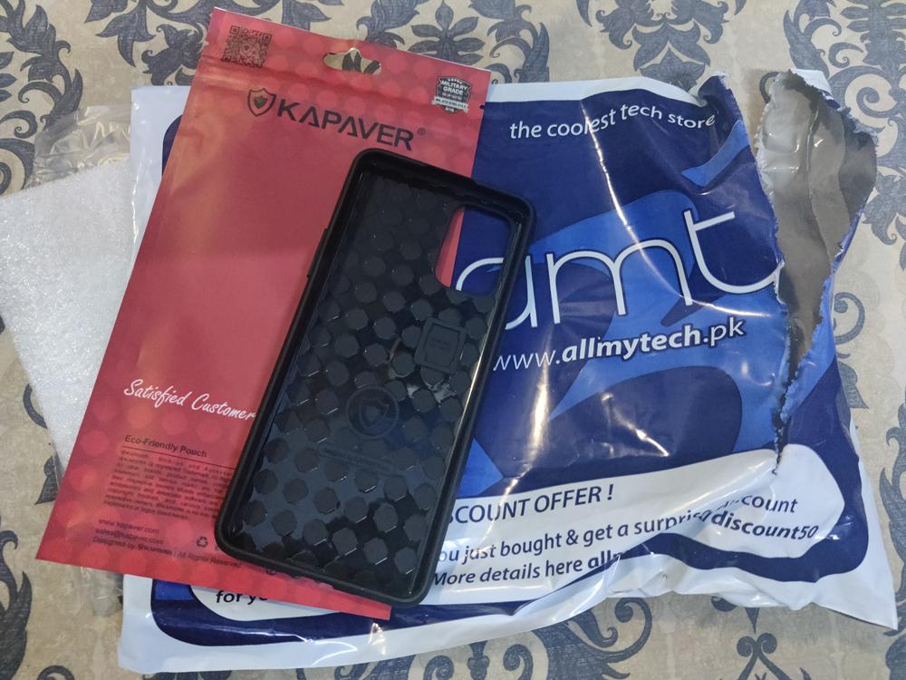 OnePlus 8T Rugged Case by KAPAVER - Black - Customer Photo From Muhammad Danish