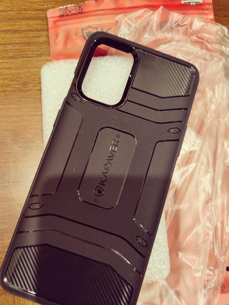 OnePlus 8T Rugged Case by KAPAVER - Black - Customer Photo From Salik Sajid Sajid