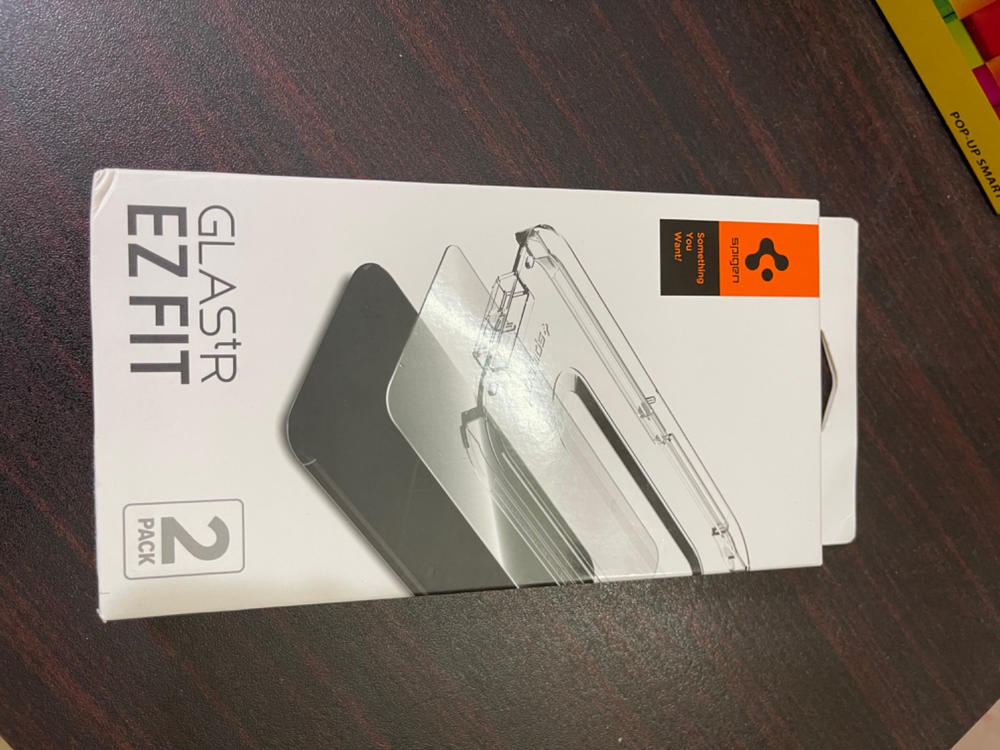 Apple iPhone 12 Pro Max EZ Fit Screen Protector Case Friendly by Spigen - 2 PACK - AGL01791 - Customer Photo From Bilal Ilyas