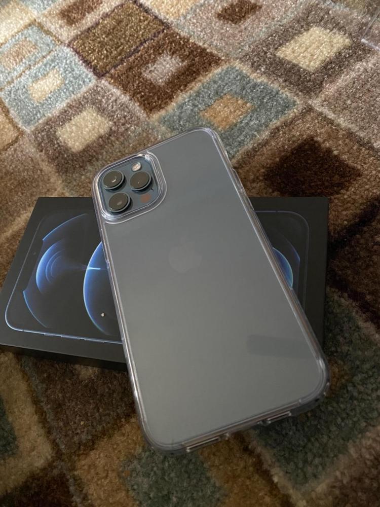 Apple iPhone 12 Pro Max Ultra Hybrid TPU + PC Case by Spigen � ACS01618 � Crystal Clear - Customer Photo From AMZ Import
