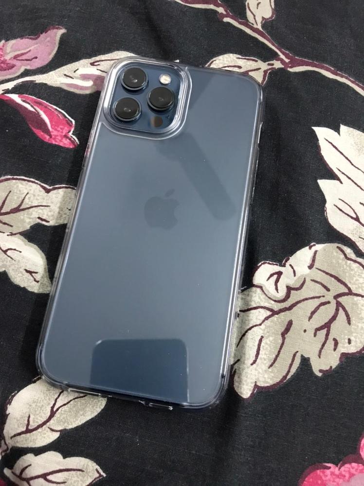 Apple iPhone 12 Pro Max Ultra Hybrid TPU + PC Case by Spigen - ACS01618 - Crystal Clear - Customer Photo From Hira Adeel 