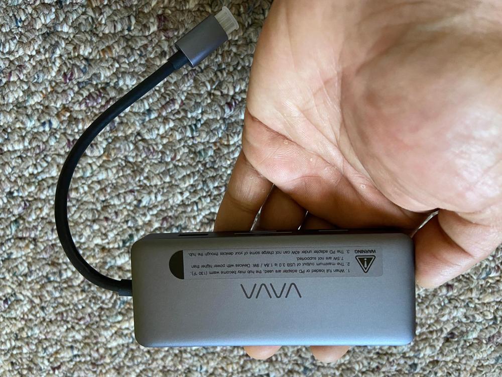 VAVA USB C Hub 8 in 1 USB C Hub with 4K HDMI, 1Gbps RJ45 Ethernet Port, USB 3.0, SD/TF Card Reader, 100W PD Charging Port for MacBook/Pro/Air and Type C Windows Laptops � VA-UC010 - Customer Photo From AMZ Import