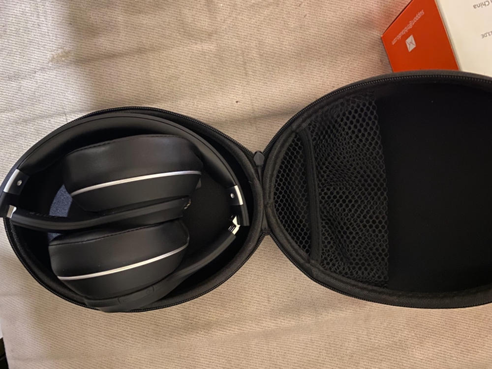 Tribit XFree Tune Bluetooth Headphones Over Ear - Wireless Headphones Noise Cancelling, Hi-Fi Stereo Sound with Rich Bass, Built-in Mic, Soft Earmuffs - Foldable Headset, 24 Hrs Playtime - Black - Customer Photo From QASIM Malik
