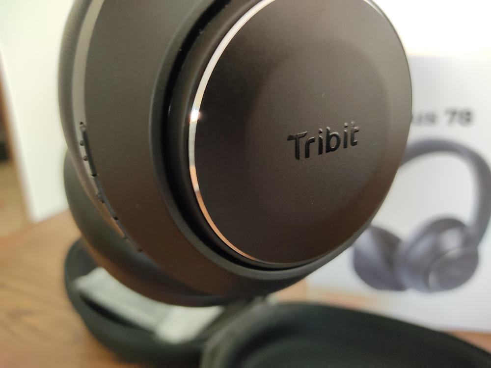 Tribit QuietPlus 78 Active Noise Cancelling Headphones, Bluetooth 5.0 Wireless Headphones Over Ear 30 Hrs Playtime, CVC8.0 Mic, Deep Bass, Wired/Wireless Foldable Headset for TV, Home, Office - Customer Photo From Faisal Saidi