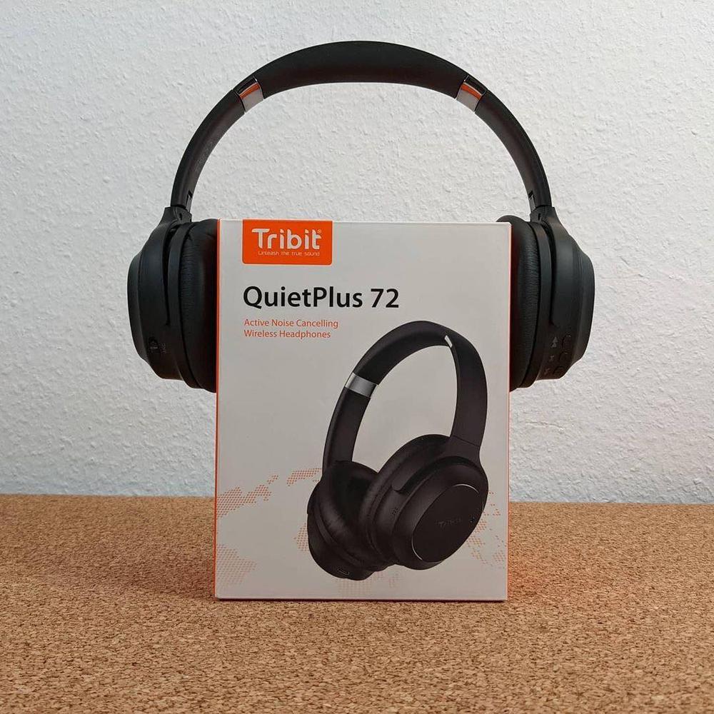 Tribit QuietPlus 72 Bluetooth Headphones, 32dB Hybrid Active Noise Cancelling Headphones, Wireless Over Ear Headphones with CVC8.0 Mic, 30H Playtime, HiFi Stereo Headset, Foldable for Travel Work Home - Customer Photo From Roshaan