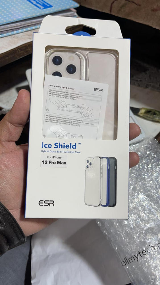 Apple iPhone 12 Pro Max Ice Shield Echo Tempered Glass Case by ESR - Clear - Customer Photo From Waqas Saleem