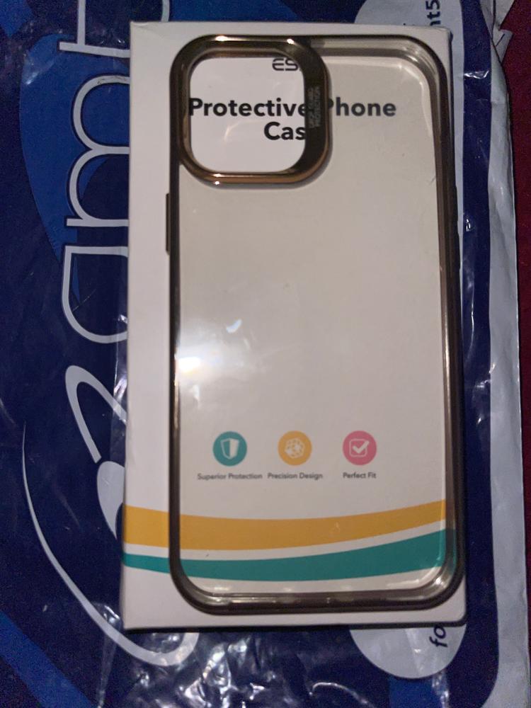 Apple iPhone 12 Pro Max Halo Colored Soft Case by ESR - Gold - Customer Photo From @alyshahzad32