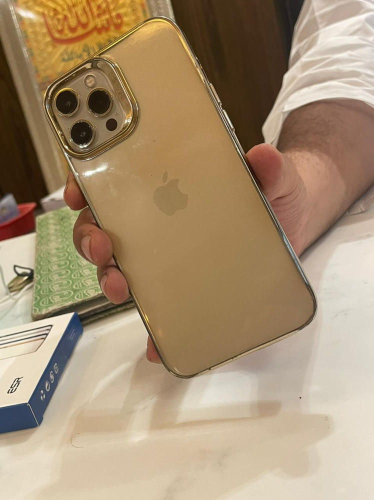 Apple iPhone 12 / 12 Pro Halo Colored Soft Case by ESR - Gold - Customer Photo From Usman Sajjad