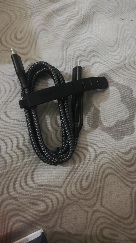 Type C to Type C + Micro USB Fast Charging Cable Nylon Braided by ESR - Black - Customer Photo From Usman