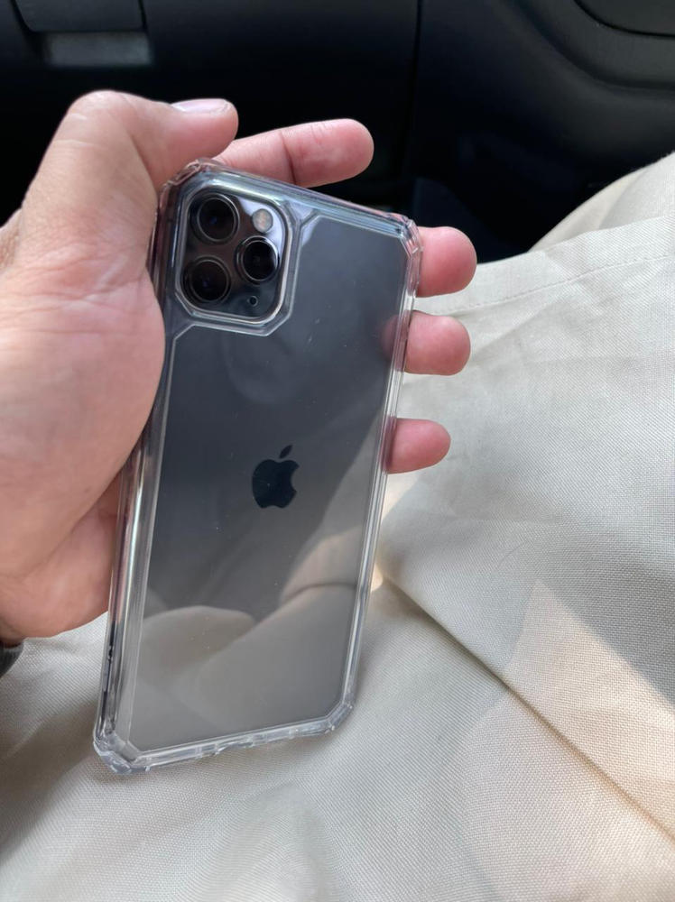 Apple iPhone 11 Pro Max Air Armor Rugged TPU Case - Clear - Customer Photo From Waqar Ahmed