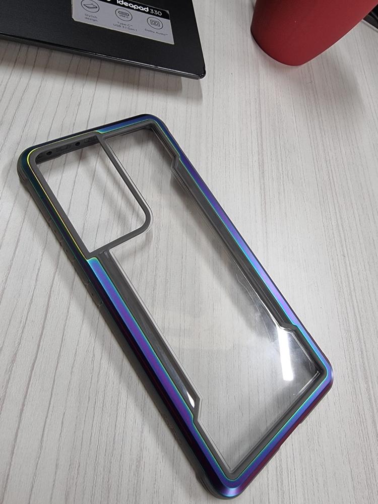 Galaxy S21 Ultra Raptic Shield Shock Absorbing Protection, Durable Aluminum Frame, 10ft Drop Tested - Iridiscent - Customer Photo From Annan Saeed