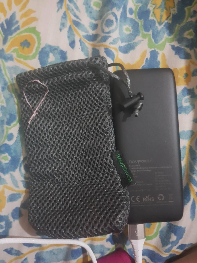 RAVPower Ace Series 12000mAh Quick Charge Power Bank - Black - RP-PB065 - Customer Photo From Misbah Raheem