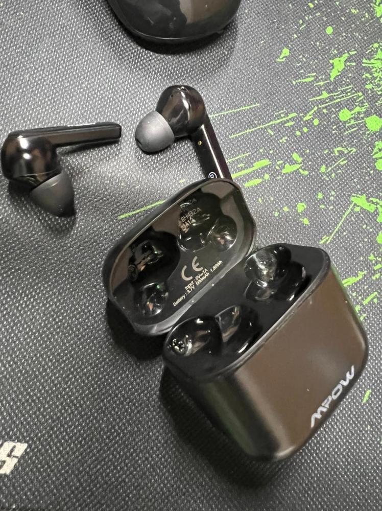 MPOW X3 V2.0 ANC Bluetooth Earphones w/4 Mics Noise Cancelling, Stereo Earbuds w/Deep Bass, 30Hrs ANC Earbuds w/USB-C Charge, Smart Touch Control, IPX8 Waterproof - Black - Customer Photo From Fayaz