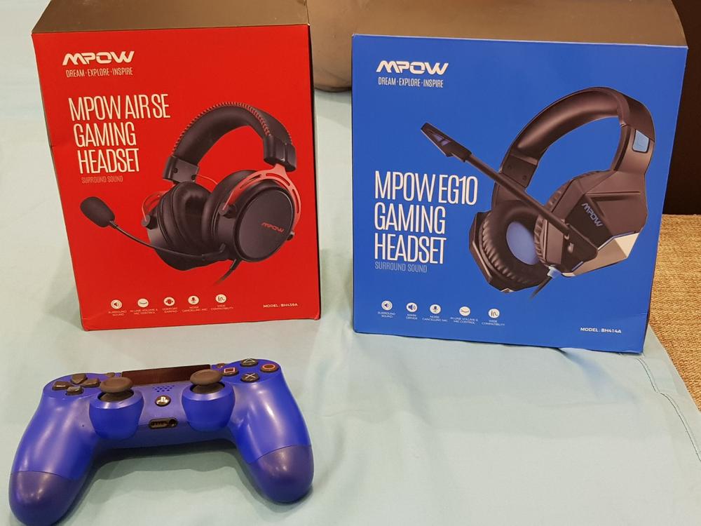Mpow Air SE Gaming Headset 7.1 Channel Surround Sound for Xbox One PS4 PS5 PC Switch - Gaming Headphones with Fixed Mic, Over-Ear Gaming headsets with 3D Surround Sound, in-Line Control & High End Quality - Red - Customer Photo From Muhammad Umair Masood