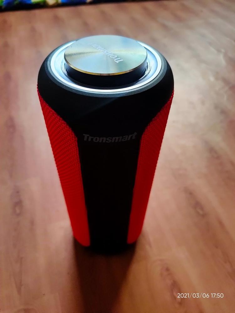 Tronsmart T6 Plus Upgraded Edition SoundPulse™ Portable Bluetooth Speaker 40W with Tri-Bass Effects, 6600mAh Powerbank, IPX6 Waterproof, TWS, NFC, 15H Playtime - Red - Customer Photo From Muhammad Saleem 