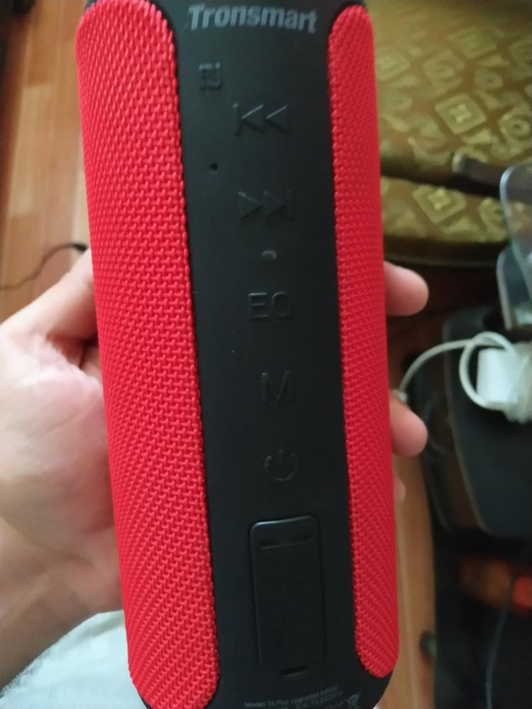 Tronsmart T6 Plus Upgraded Edition SoundPulse™ Portable Bluetooth Speaker 40W with Tri-Bass Effects, 6600mAh Powerbank, IPX6 Waterproof, TWS, NFC, 15H Playtime - Red - Customer Photo From Yaseen Khan Tanoli