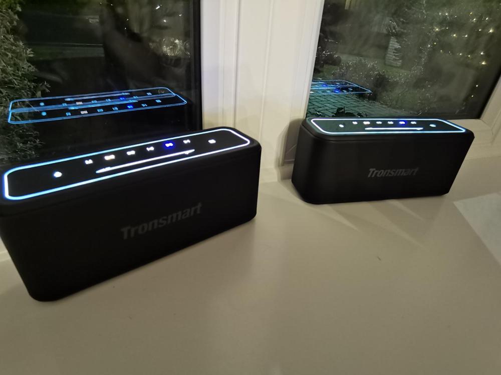 Tronsmart Mega Pro 60W Wireless Speaker with Stereo Sound, Extra Bass, 10-Hour Playtime, 65-Foot Bluetooth Range 2.1 Channel Audio System, IPX5 Waterproof, NFC, LED Touch Control - Customer Photo From Amazon Reviews
