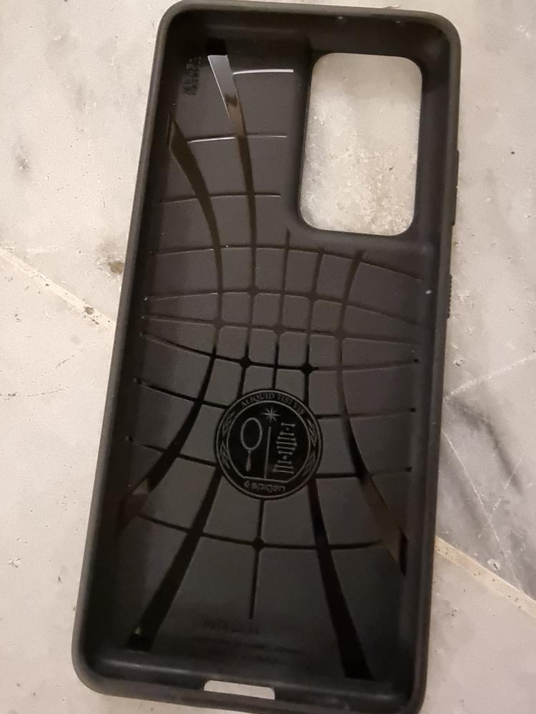 Galaxy S21 Ultra Liquid Air Case by Spigen ACS02350 - Matte Black - Customer Photo From saad shabbir