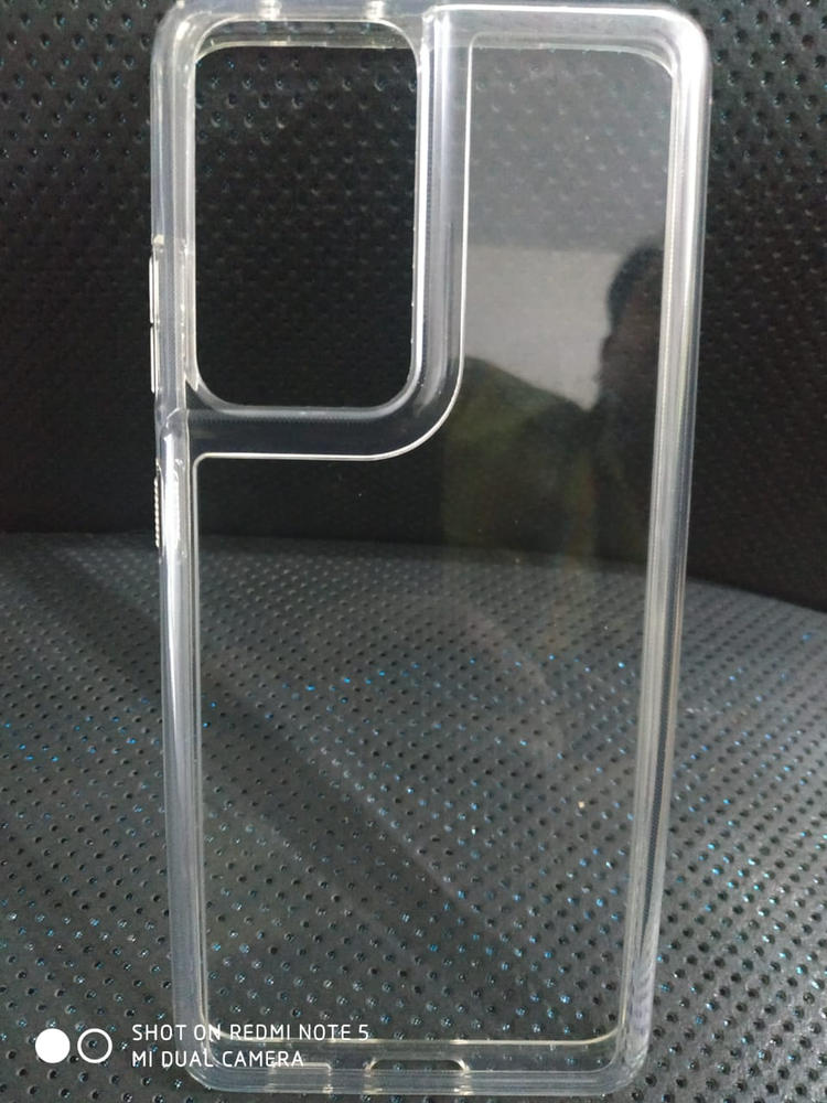 Ultra Hybrid Case for Galaxy S21 Ultra by Spigen ACS02351 - Crystal Clear - Customer Photo From Humayun Khan
