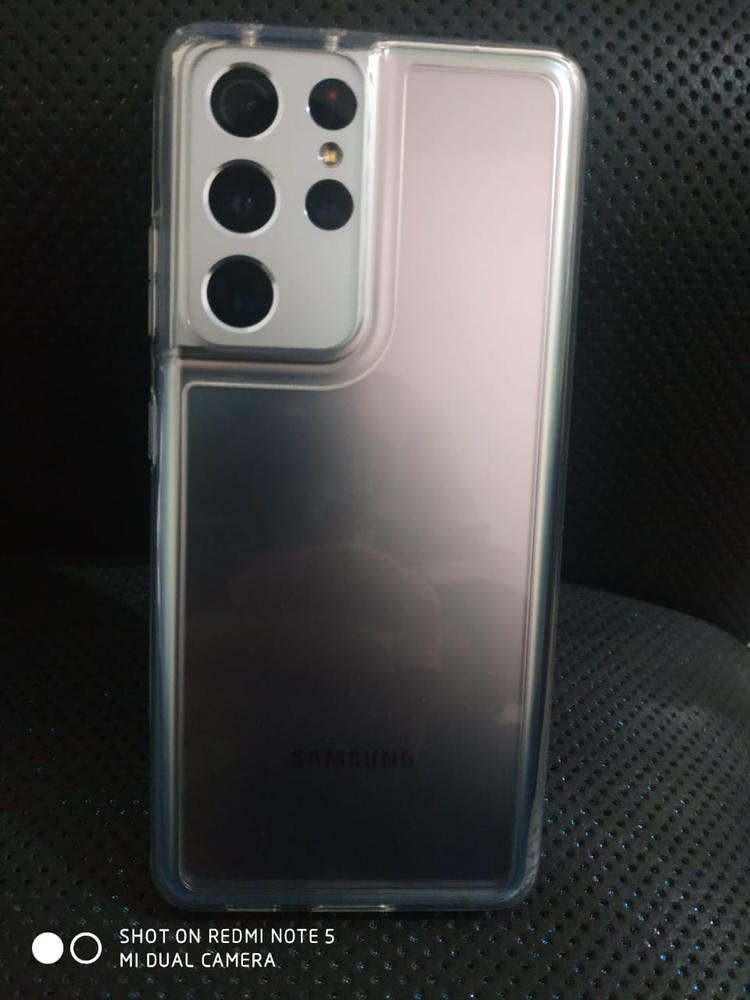 Ultra Hybrid Case for Galaxy S21 Ultra by Spigen ACS02351 - Crystal Clear - Customer Photo From Humayun Khan
