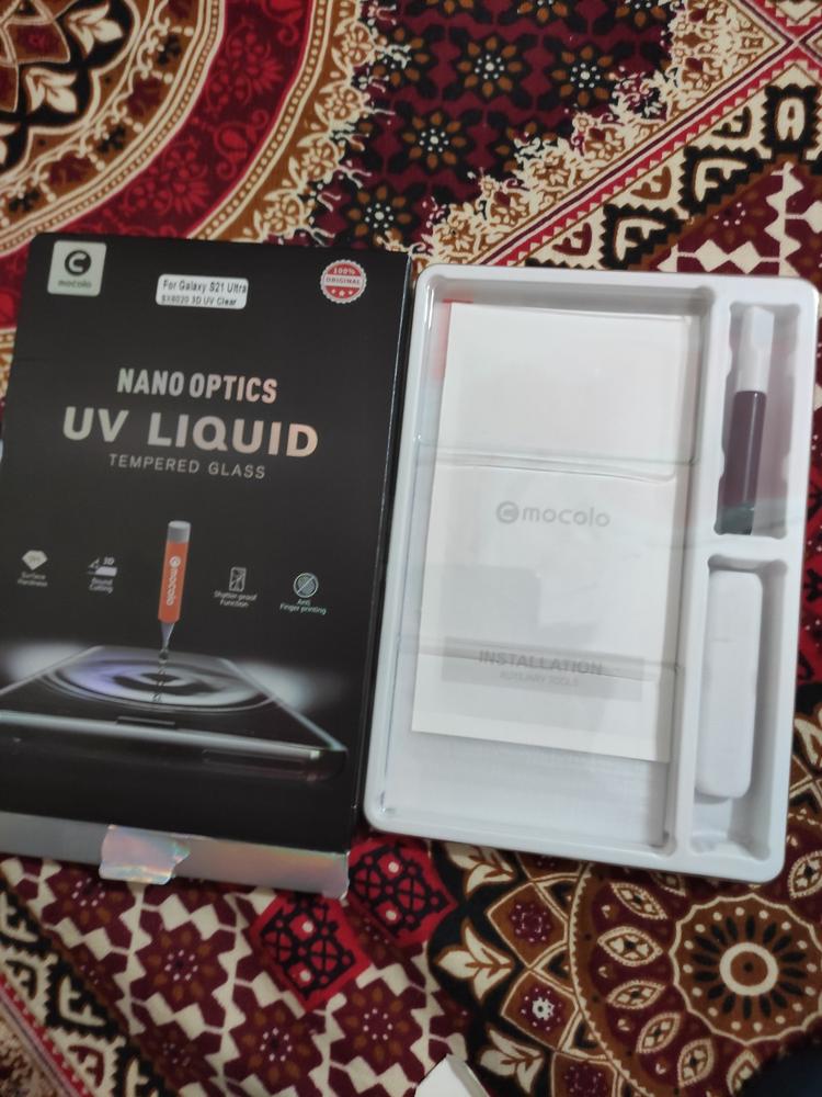 Galaxy S21 Ultra UV Glass Protector with UV Light by Mocolo - Customer Photo From Yasir Younas