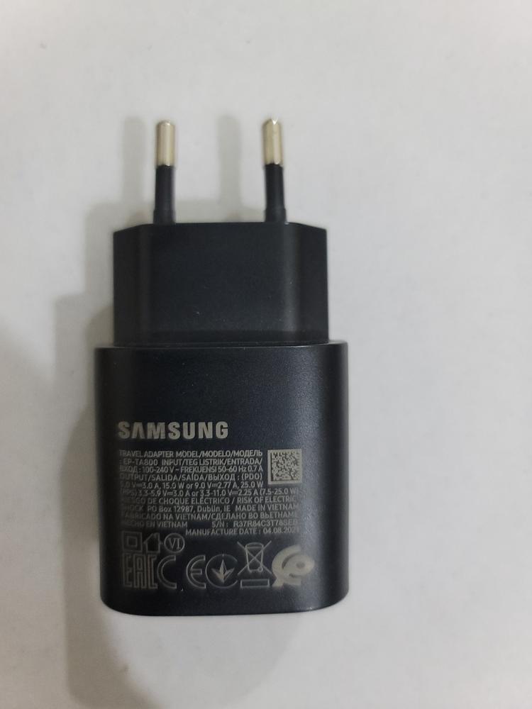 25W Charger Samsung with Power Delivery 3.0 PPS Technology for Galaxy S21 / S21 Plus / S21 Ultra / Note 20 Ultra / Note 20 - EU Plug - Black - Customer Photo From Hamid Aftab