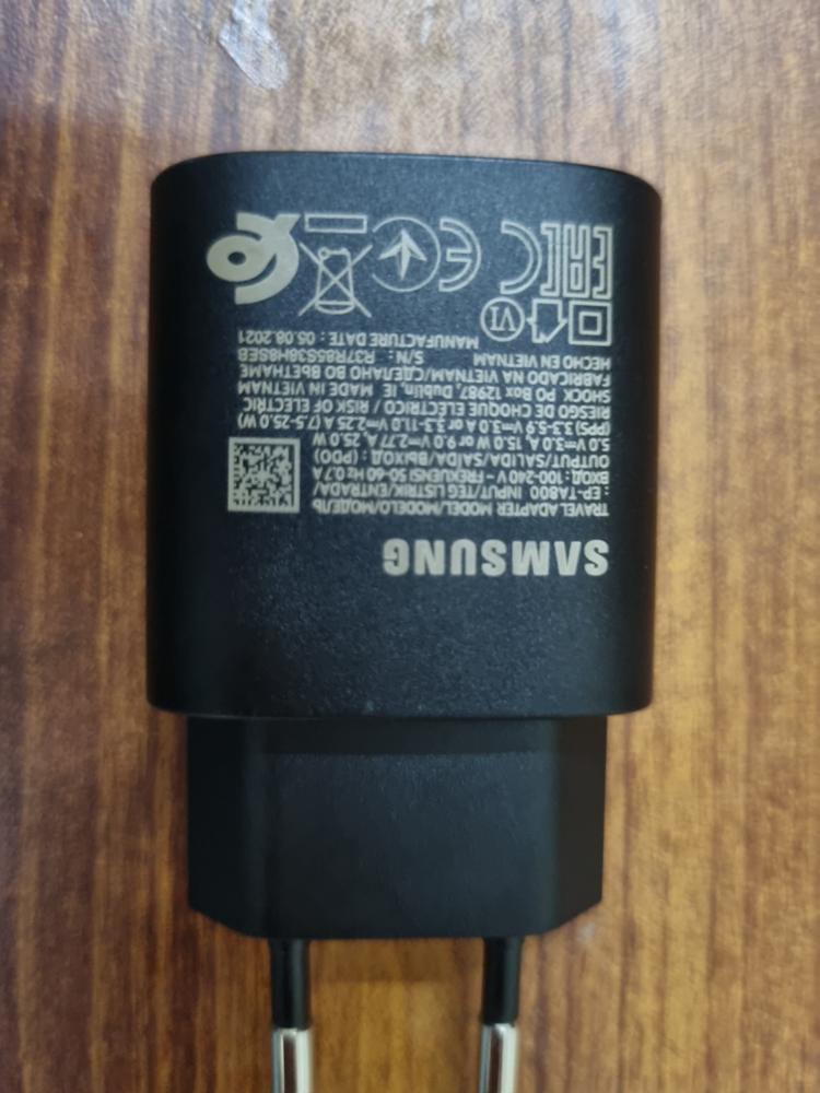 25W Charger Samsung with Power Delivery 3.0 PPS Technology for Galaxy S21 / S21 Plus / S21 Ultra / Note 20 Ultra / Note 20 - EU Plug - Black - Customer Photo From Ahsan Tanveer