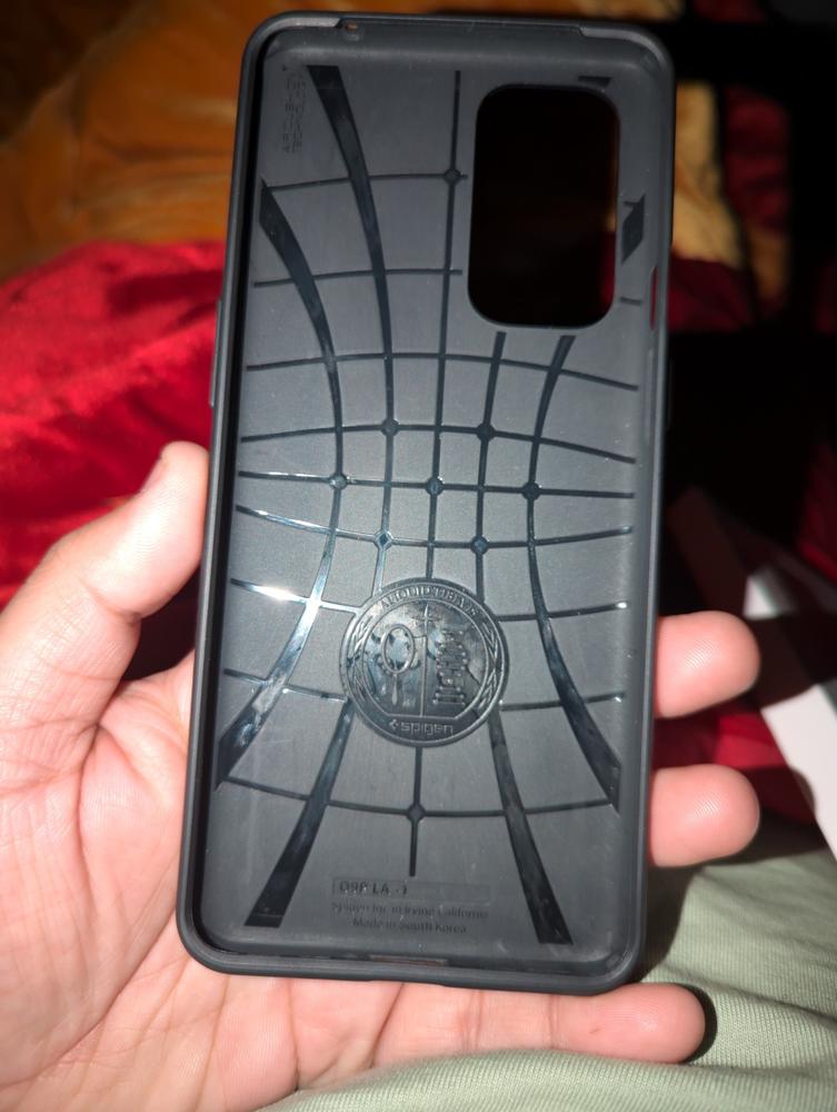 OnePlus 9 Pro Liquid Air Matte Black by Spigen - ACS02681 - Customer Photo From Aleem 