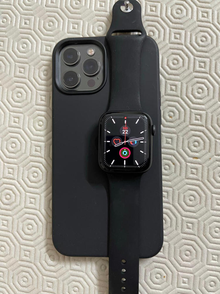 Apple Watch Screen Protector ProFlex by Spigen for 44mm Models 6/SE/5/4 with Auto Alignment Kit - Clear - 2 PACK - AFL01220 - Customer Photo From Hammad Bukhari