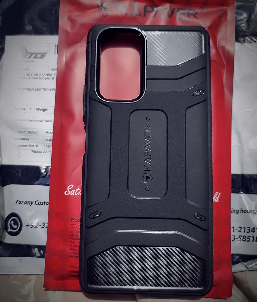 Redmi Note 10 Pro Rugged Case by KAPAVER - Black - Customer Photo From Shehroze Shehzad