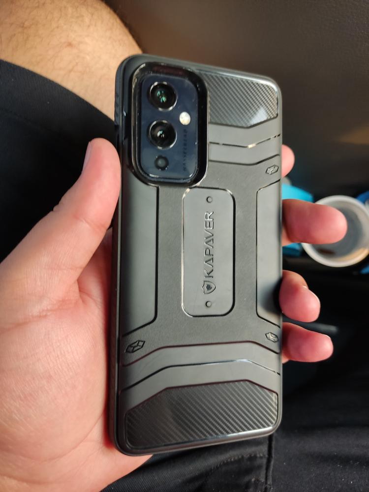 OnePlus 9 Rugged Case by KAPAVER - Black - Customer Photo From Zeshawn Nazir