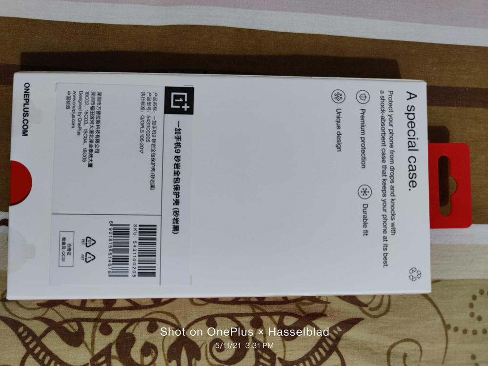 OnePlus 9 Sandstone Bumper Case Original by OnePlus - Customer Photo From Nabeel Kazi