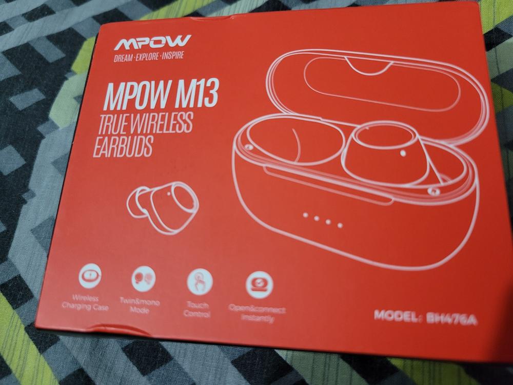 Mpow MDots - Precise Control Wireless Earphones, IPX6 Waterproof Sport Earbuds, 20 Hrs w/Twin&Mono Mode/Mics - Black - Customer Photo From Mohammad Yusuf