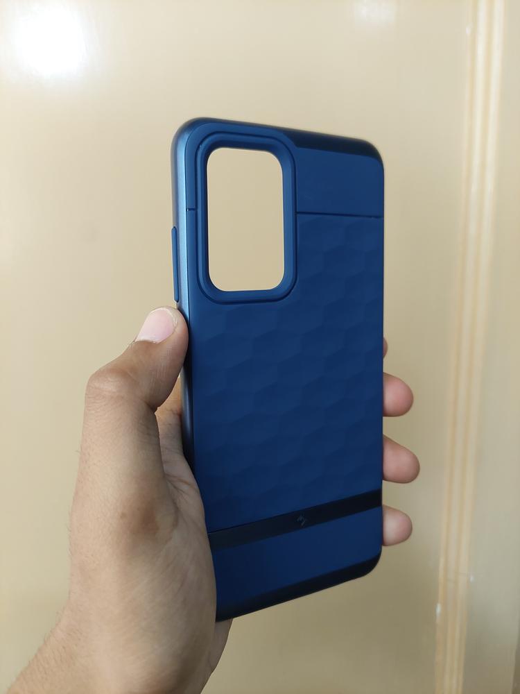 Galaxy A52s 5G / A52 Parallax Rugged Slim Case by Caseology - Deep Blue ACS02491 - Customer Photo From Sarmad