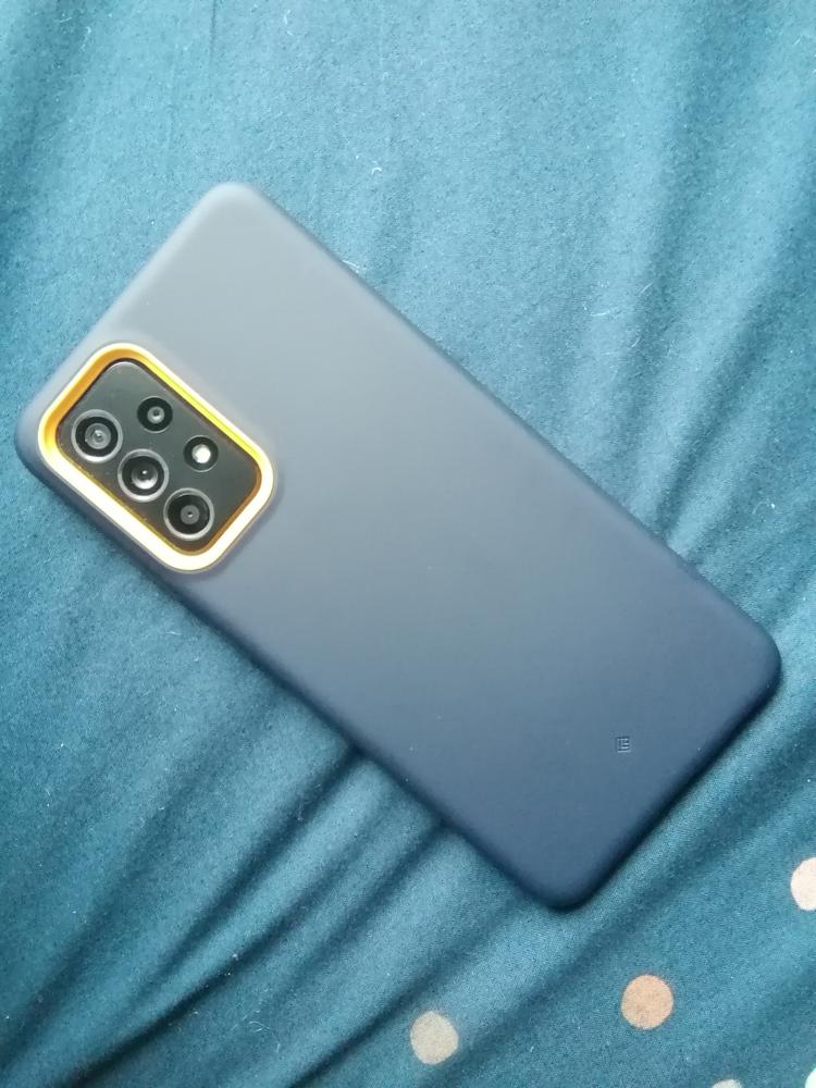 Galaxy A52 NanoPop Dual tone Liquid Silicone Case by Caseology - Blueberry Navy - ACS02772 - Customer Photo From Harris Nadeem
