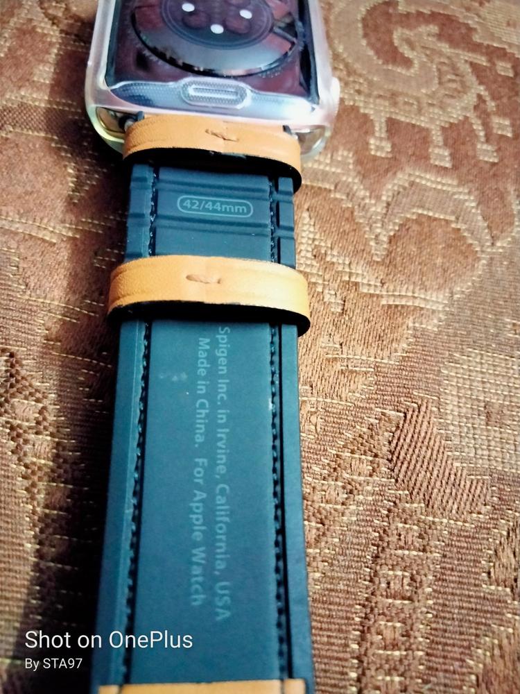 Apple Watch Band for 44mm / 42mm Retro Fit by Spigen for Models 6/SE/5/4/3/2/1 - Brown - 062MP25078 - Customer Photo From Syed Taha Ali