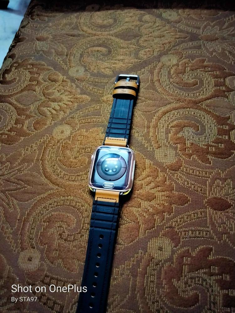 Apple Watch Band for 44mm / 42mm Retro Fit by Spigen for Models 6/SE/5/4/3/2/1 - Brown - 062MP25078 - Customer Photo From Syed Taha Ali