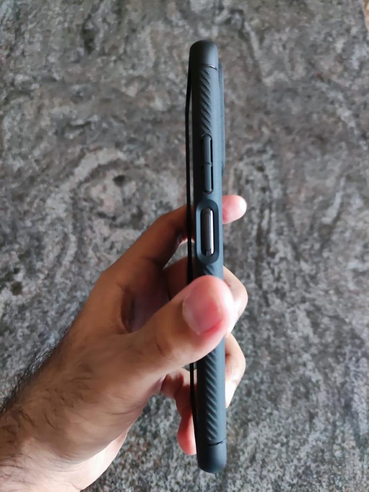 Redmi Note 10 Pro Rugged Armor Case by Spigen Matte Black ACS02844 - Customer Photo From Rehman